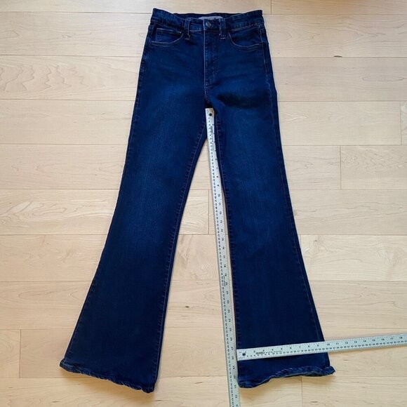Joes Womens Flared Jeans high rise dark blue stretchy denim Size 26 - Picture 9 of 12